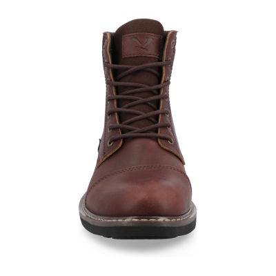 Territory Mens Yukon Block Heel Lace Up Boots