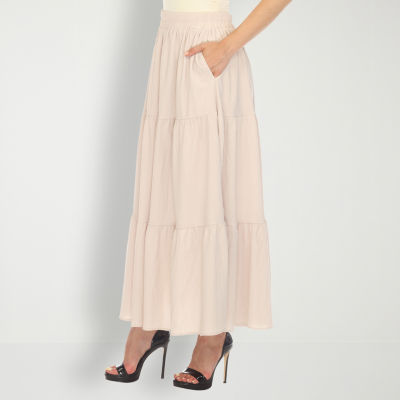 White Mark Womens Maxi Skirt