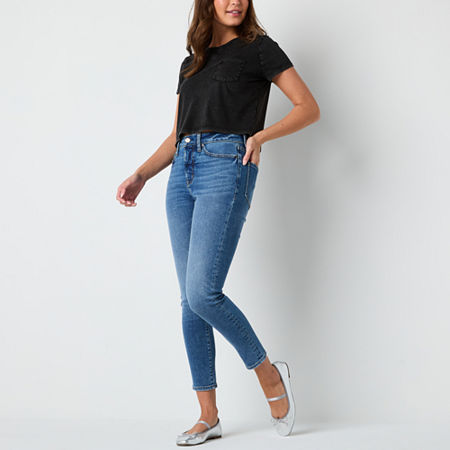 a.n.a - Tall Womens High Rise Skinny Fit Jean, 20 Tall, Blue