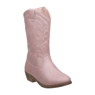 Kensie Little & Big  Girls Flat Heel Cowboy Boots