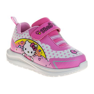 Kids Shoes Pink Girly Shoes Toddler Girls Hello Kitty Slip-On Shoe