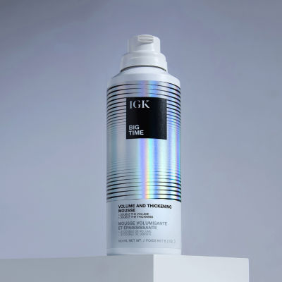 IGK Big Time Volume And Thickening Hair Mousse 6.2 oz.