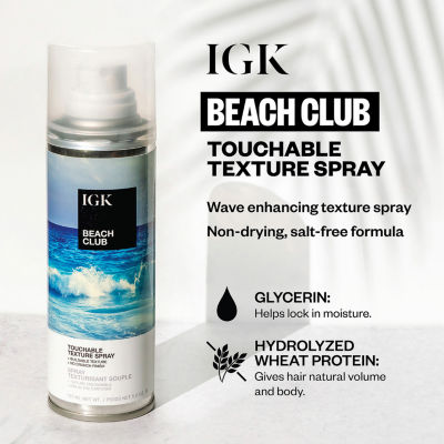 IGK Travel Beach Club Texture Spray Hair Spray 1.7 oz.