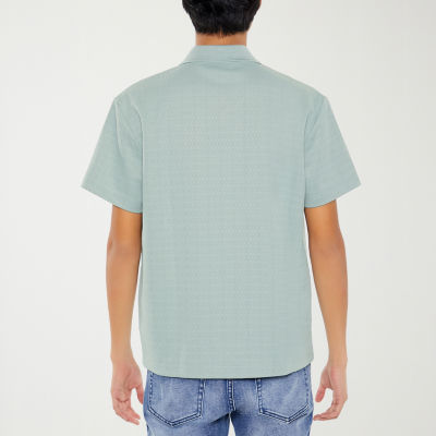 Forever 21 Mens Short Sleeve Button-Down Shirt