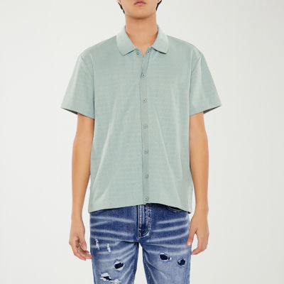 Forever 21 Mens Short Sleeve Button-Down Shirt