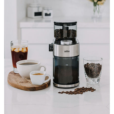 Braun Freshset Burr 12-Cup Coffee Grinder, One Size, Stainless Steel