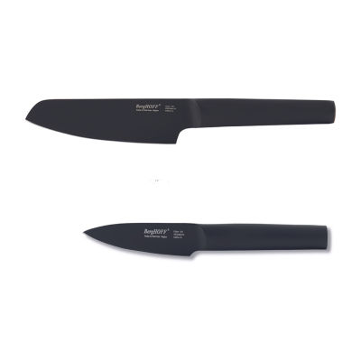 BergHOFF Ron Vegetable and Paring Knife Set, Color: Black