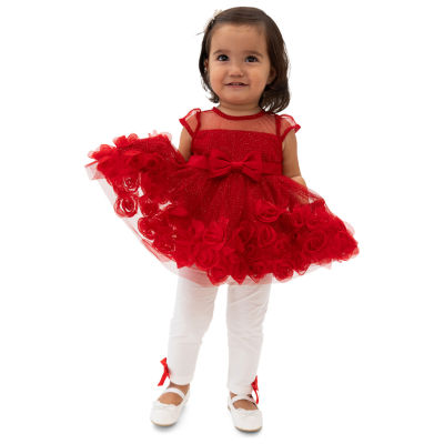 Rare Editions Baby Girls Legging Set, Color: Red JCPenney