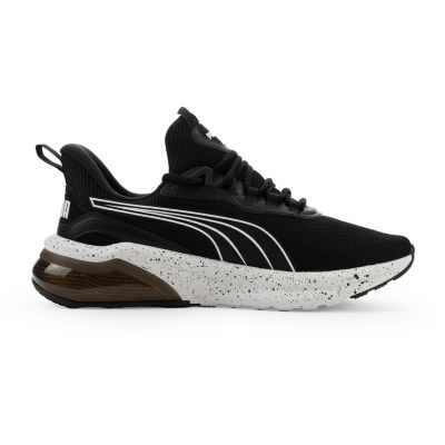 PUMA Seeker Mens Running Shoes, Color: Black White - JCPenney