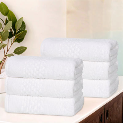 SUPERIOR® Playa Collection | 100% Cotton 6-pc. Solid Hand Towel
