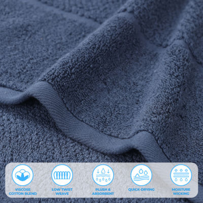 SUPERIOR® Mile Collection | 80% Cotton 20% Viscose 2-pc. Quick Dry Bath Towel
