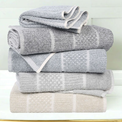 SUPERIOR® Naples Collection | 80% Cotton 20% Viscose 8-pc. Quick Dry Solid Bath Towel Set