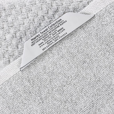 SUPERIOR® Naples Collection | 80% Cotton 20% Viscose 8-pc. Quick Dry Solid Bath Towel Set