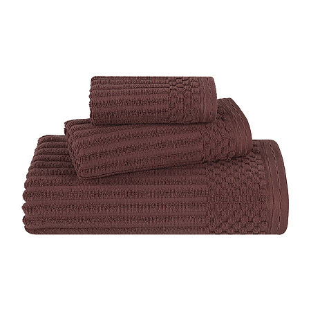 Superior Soho Collection | 3-pc. Quick Dry Solid Bath Towel Set In Blue