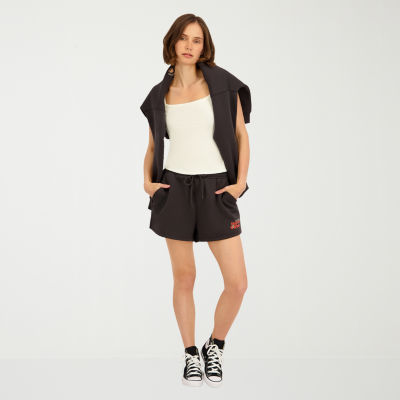 VOLCOM Juniors Womens Mid Rise Juniors Pull-On Short