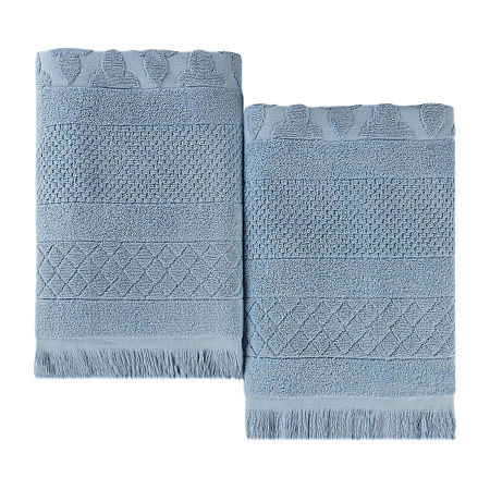 Superior Rolla Collection | 100% Cotton 2-pc. Bath Sheet In Blue
