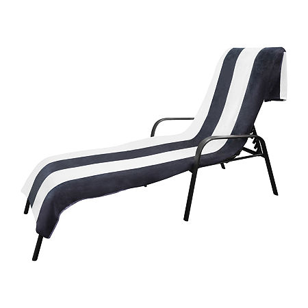 Superior Cabana Collection | 100% Cotton Quick Dry Beach Towel In Black