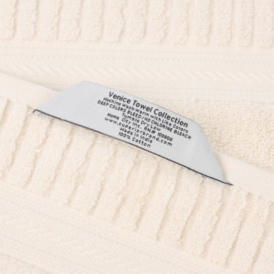 SUPERIOR® Venice Collection | 100% Cotton 8-pc. Quick Dry Solid Bath Towel Set