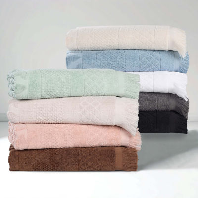 SUPERIOR® Rolla Collection | 100% Cotton 3-pc. Quick Dry Geometric Bath Towel