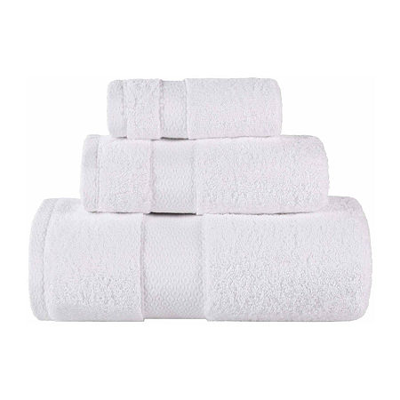 Superior Niles Collection | 100% Egyptian Cotton 3-pc. Quick Dry Solid Bath Towel Set In White