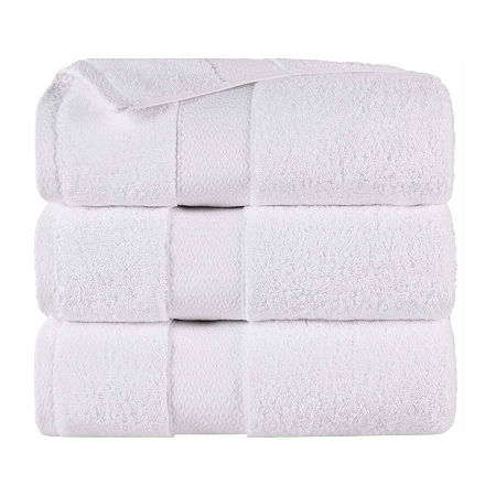Superior Niles Collection | 100% Egyptian Cotton 3-pc. Quick Dry Bath Towel In White