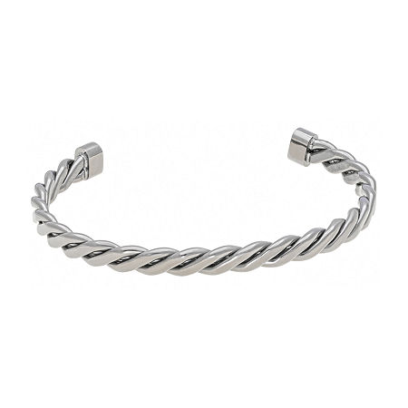 Mens Stainless Steel Cuff Bracelet, One Size