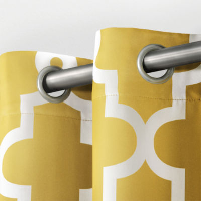 Exclusive Home Curtains Ironwork Grommet Top Energy Saving Blackout Set of 2 Curtain Panel