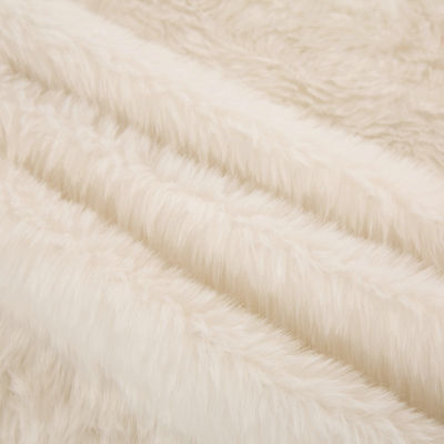 Glitzhome White Plush Tree Skirt