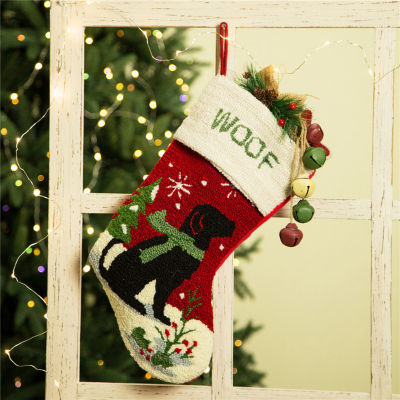 Glitzhome Dog Christmas Stocking