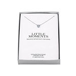 Diamond Accent "Little Moments" Womens Diamond Accent Mined White Diamond Sterling Silver Round Pendant Necklace
