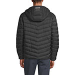 IZOD Mens Hooded Midweight Puffer Jacket
