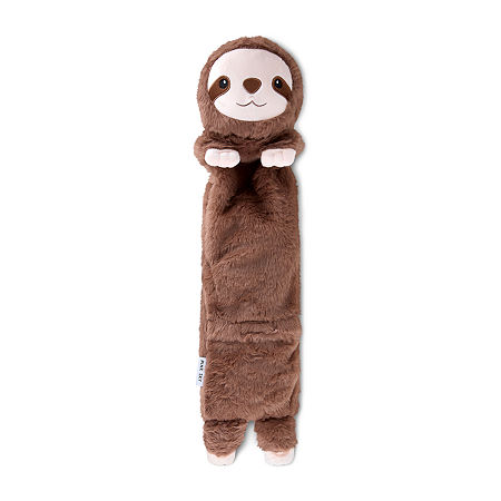 Pink Sky Warming Sloth Neck Wrap, One Size, Brown