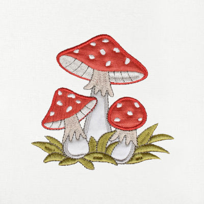Linum Home Textiles Spring Mushroom Embroidered 2-pc. Hand Towel