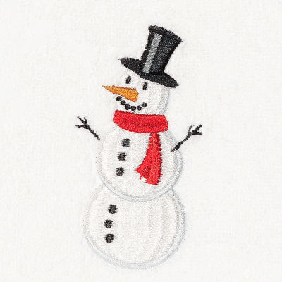Linum Home Textiles Snowman Embroidered 2-pc. Hand Towel