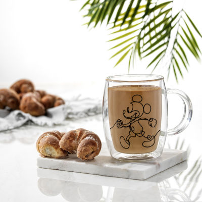 Joyjolt Mickey And Pluto Aroma Espresso Cup