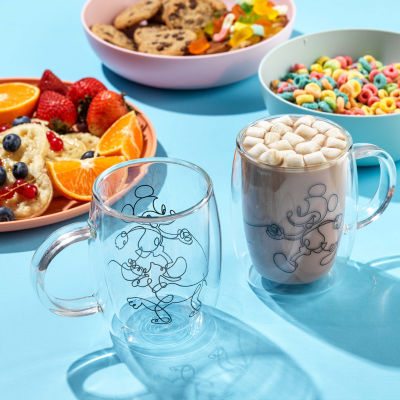 Joyjolt Mickey And Pluto Aroma Espresso Cup