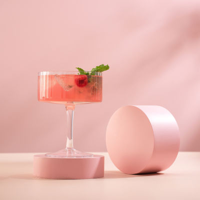 Joyjolt Elle Coupe Martini 2-pc. Martini Glass