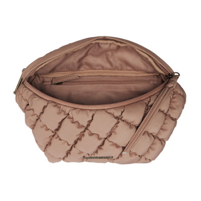 Frye and Co. Quilted Nylon Womens Adjustable Straps Fanny Pack