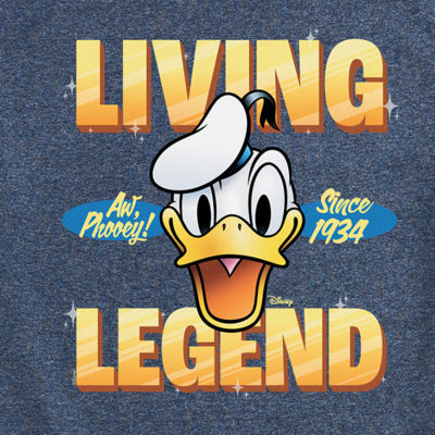 Mens Short Sleeve Donald Duck Graphic T-Shirt