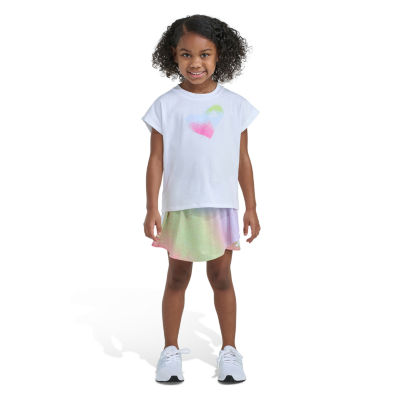 adidas Little Girls 2-pc. Skort Set
