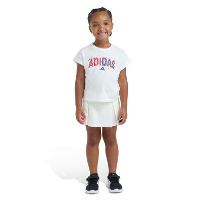 adidas Little Girls 2-pc. Skort Set