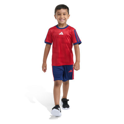 adidas Little Boys 2-pc. Short Set