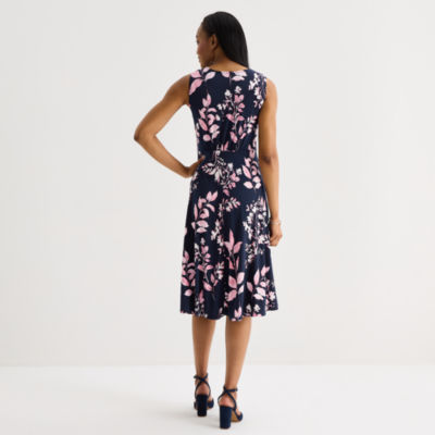 Studio 1 Womens Floral Jacket Dress