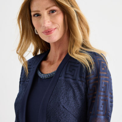 Maya Brooke Womens Jacket Dress