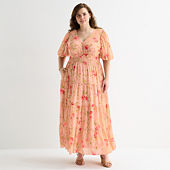 green emerald velvet dress Boho Colored Flower Lace Fit Flare Wedding Dress main image 1