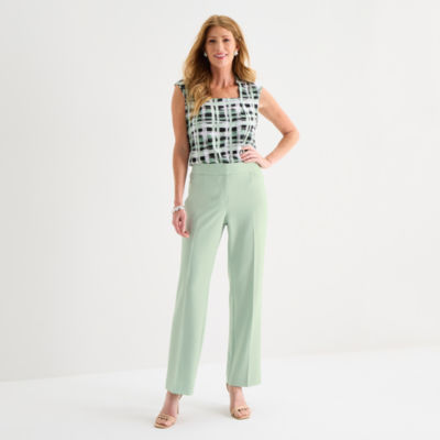 Black Label by Evan-Picone Womens Straight Trouser