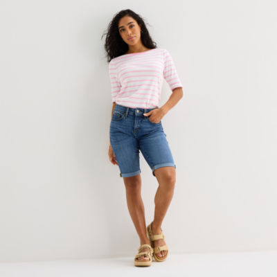 St. John's Bay Womens 11" Bermuda Short