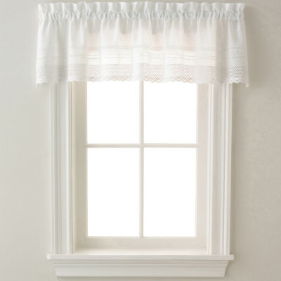 CHF Crochet Rod Pocket Tailored Valance