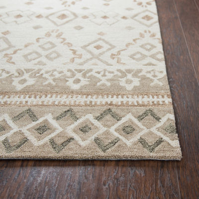 Rizzy Home Opulent Collection Navaeh Geometric Rectangular Rugs