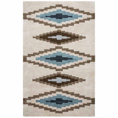 Rizzy Home Tumble Weed Loft Collection Elliana Diamond Rectangular Rugs